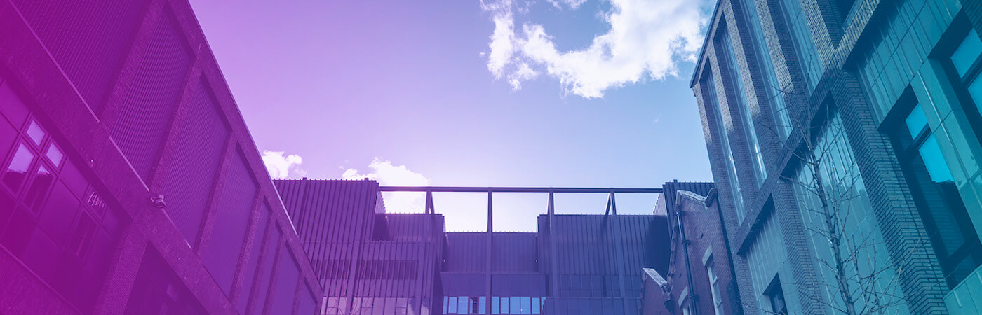 The top of the MECD building 